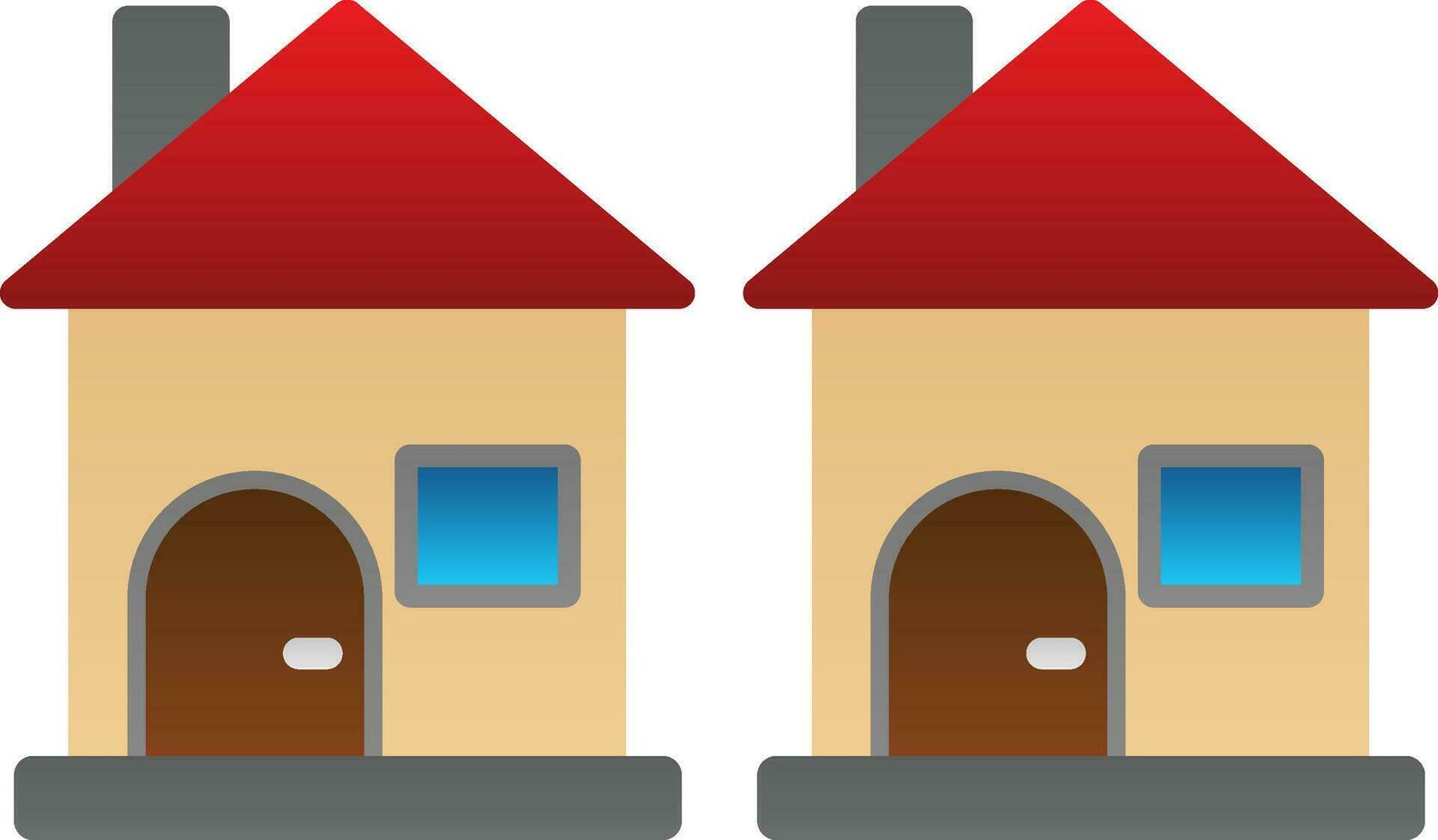 Houses Vector Icon Design
