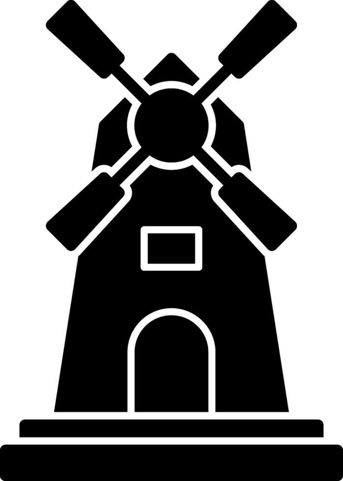 Windmill Vector Icon Design