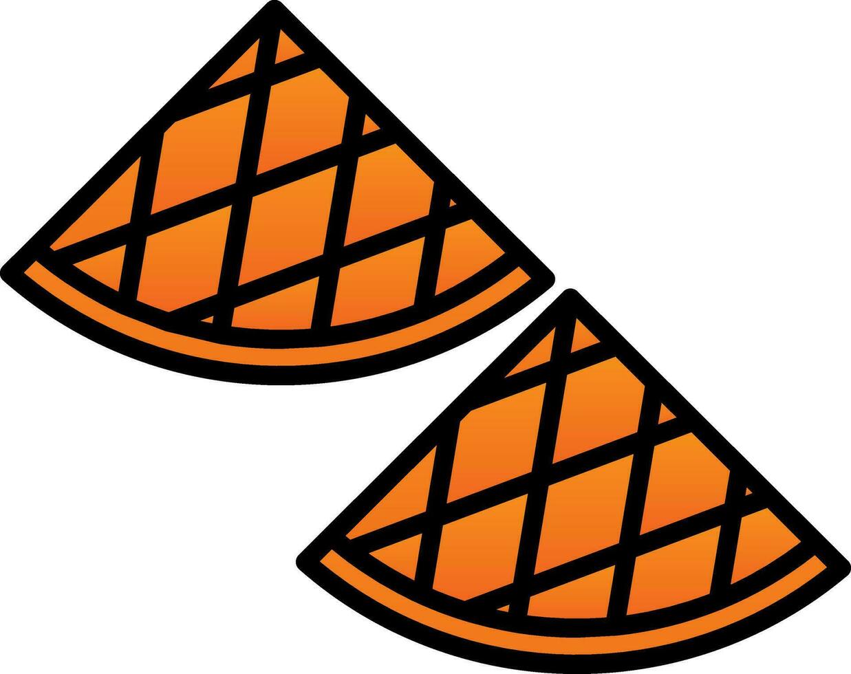 Wafer Vector Icon Design