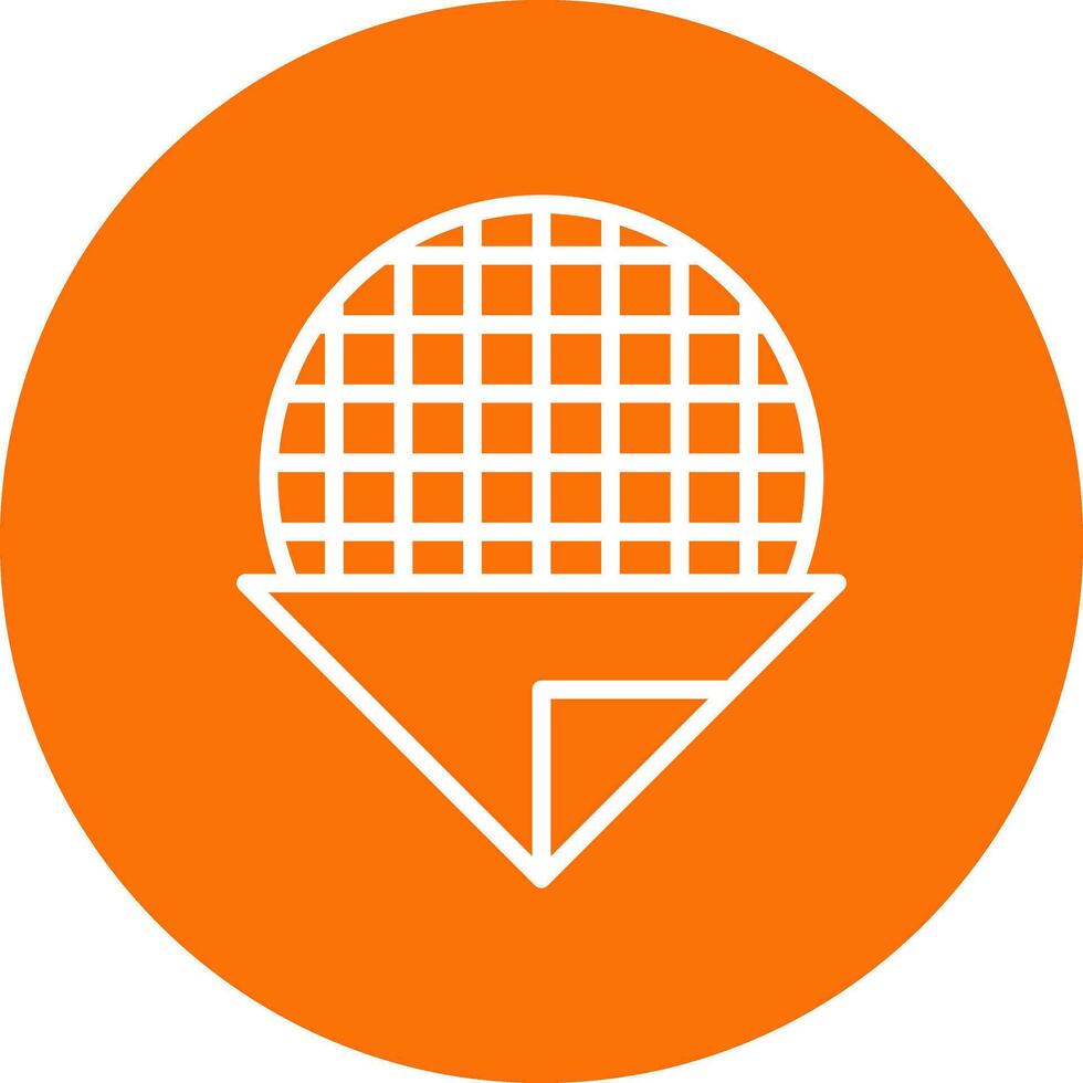 diseño de icono de vector de stroopwafel