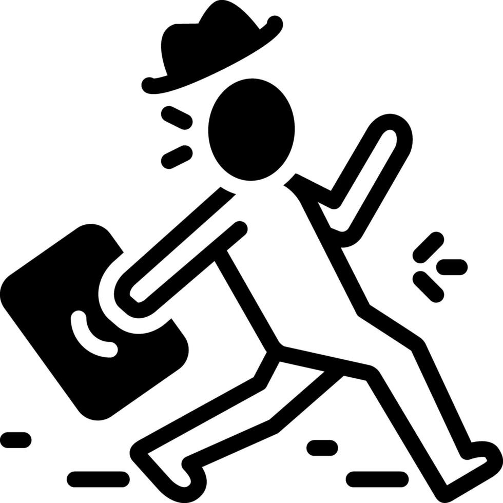 solid icon for frantic vector
