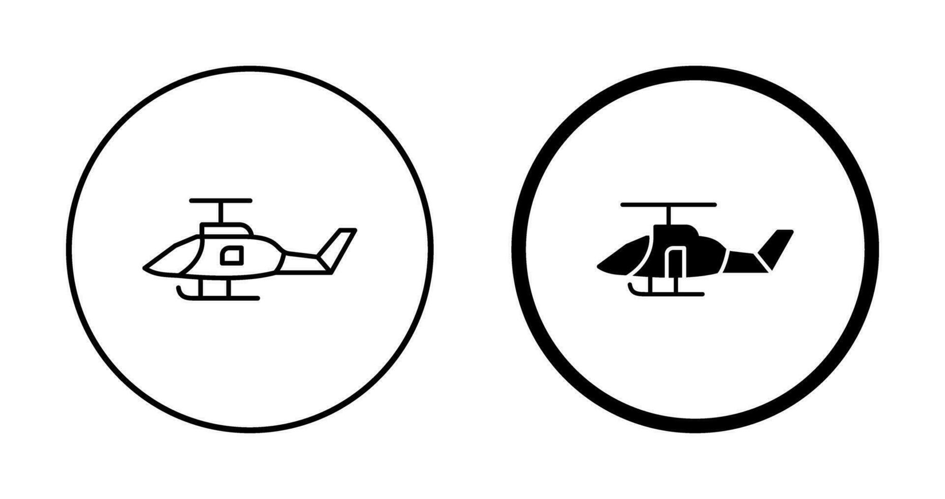 Military Helicopter Vector Icon