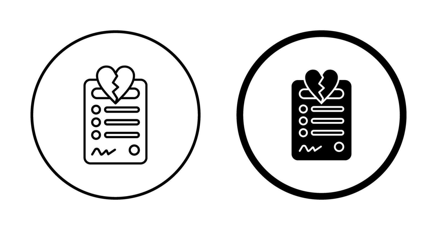 Divorce Vector Icon