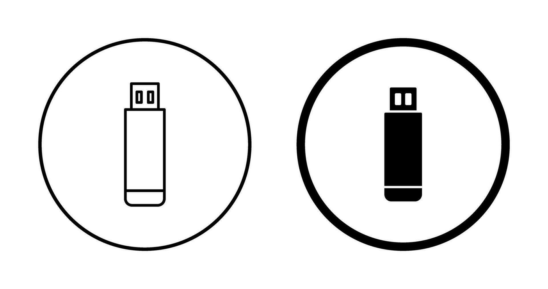 USB Drive Vector Icon