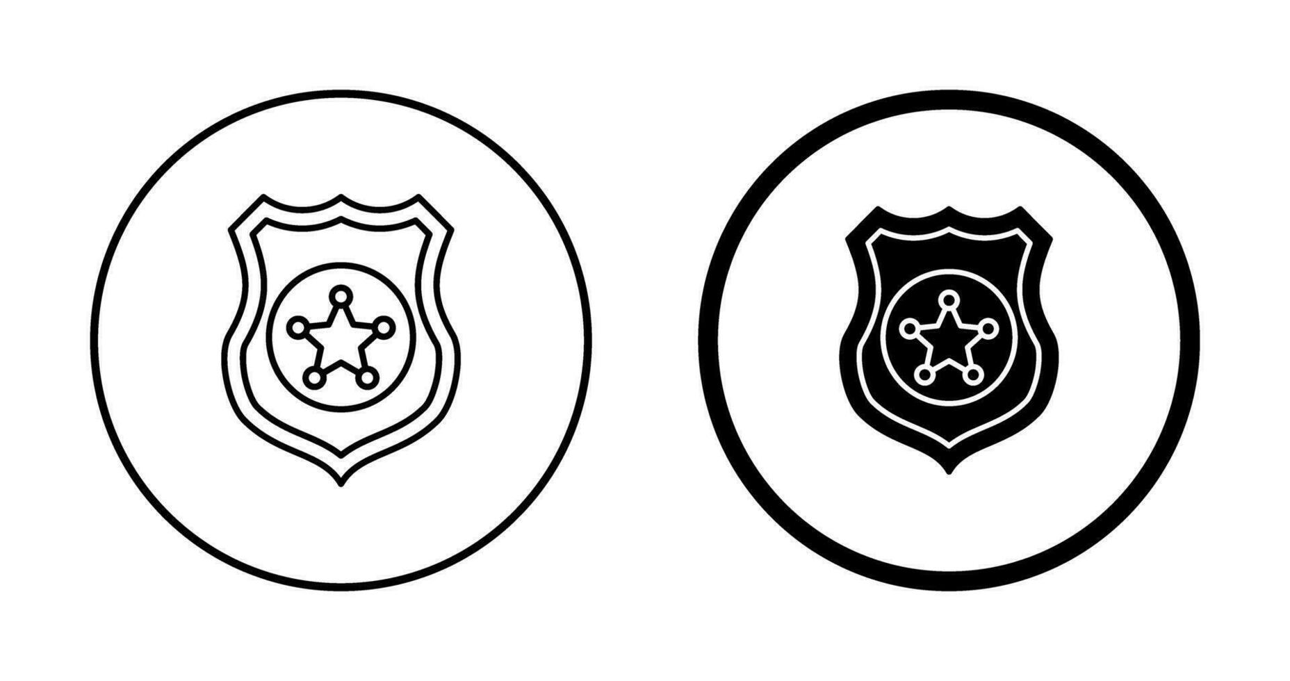 Police shield Vector Icon