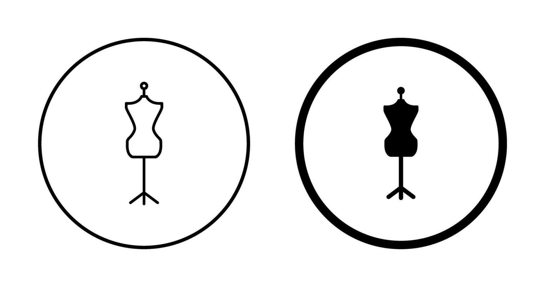 Dress Holder Vector Icon