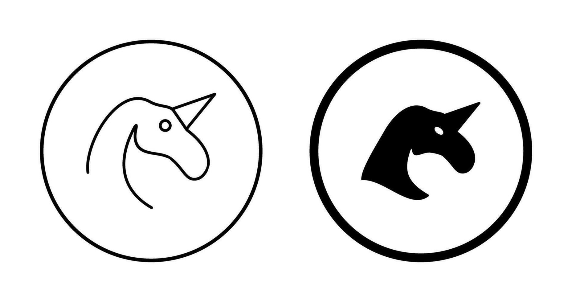 Unicorn Vector Icon