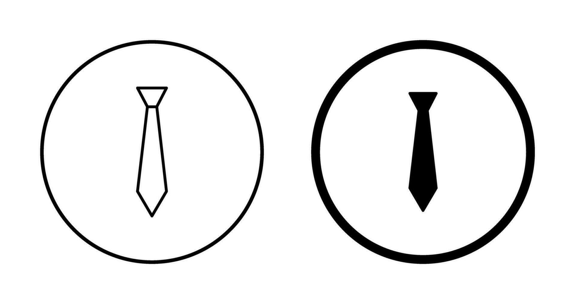 icono de vector de corbata