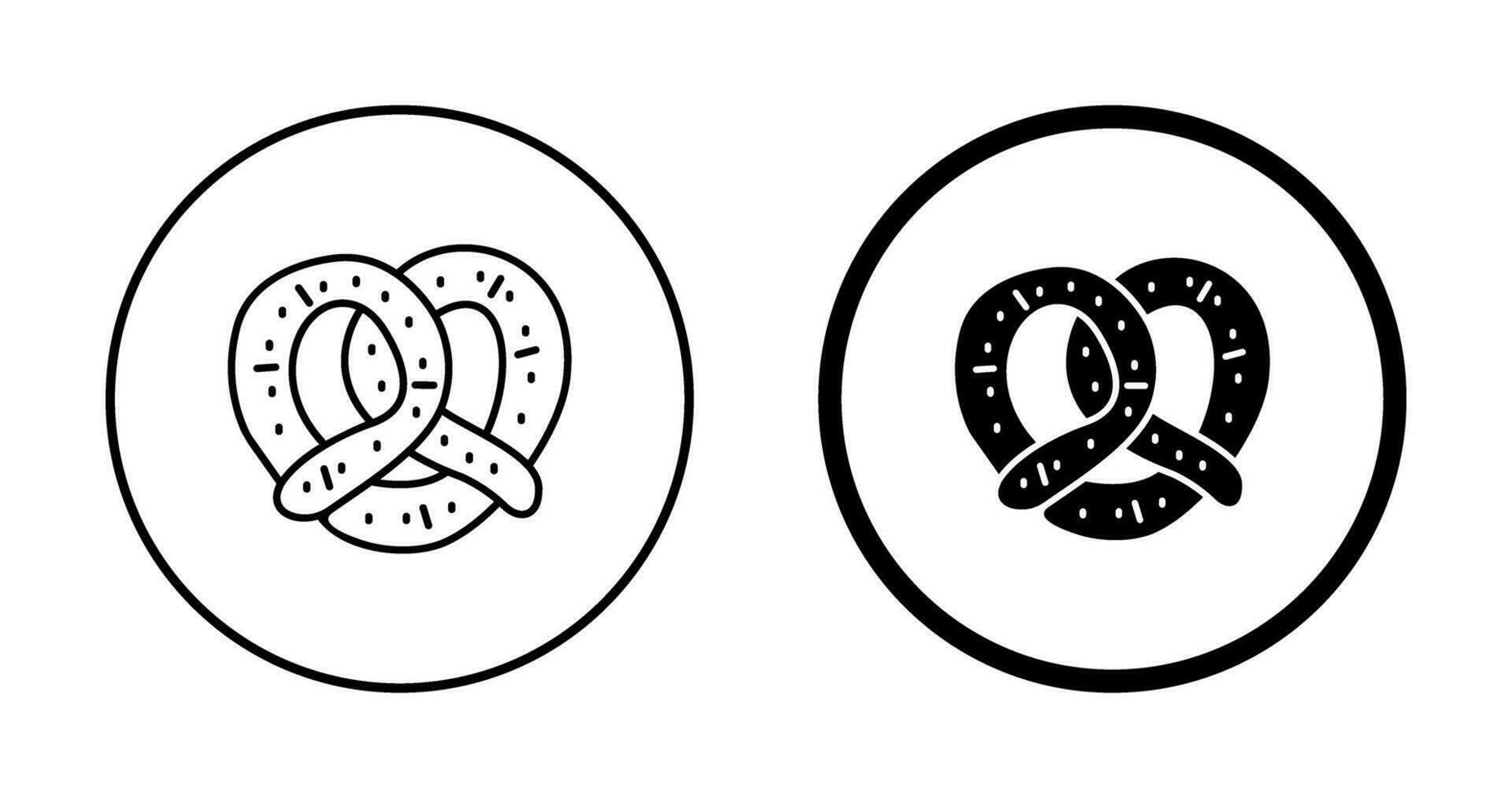 Pretzel Vector Icon