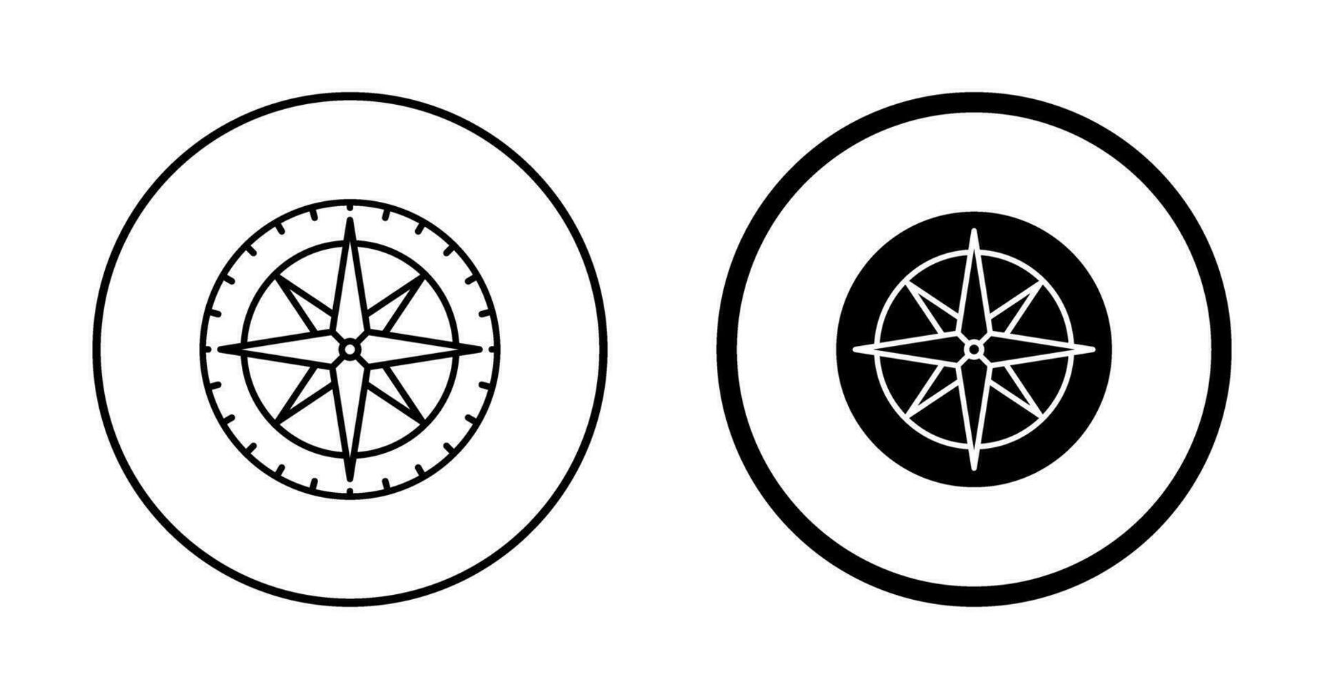 Compass Vector Icon
