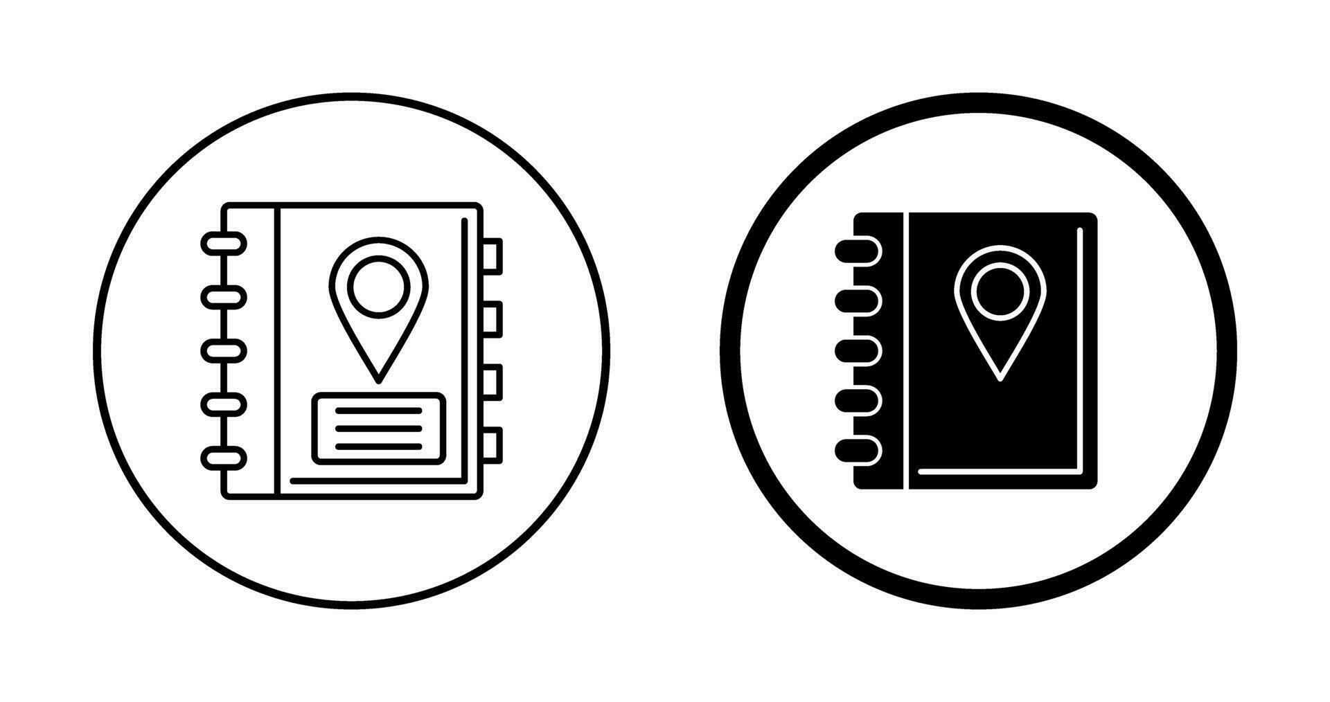 Address Book Vector Icon 24886558 Vector Art at Vecteezy