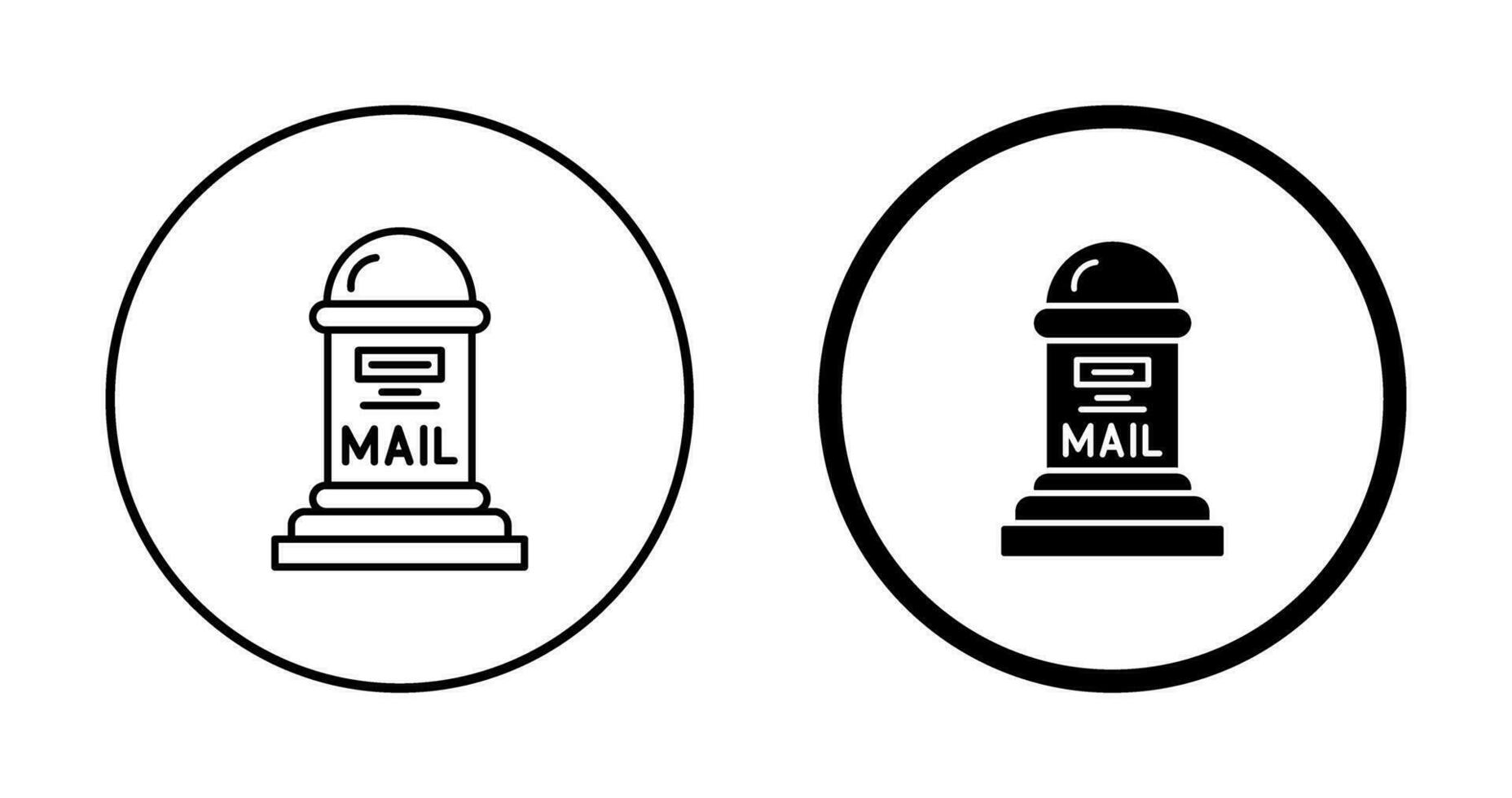 Mail Box Vector Icon