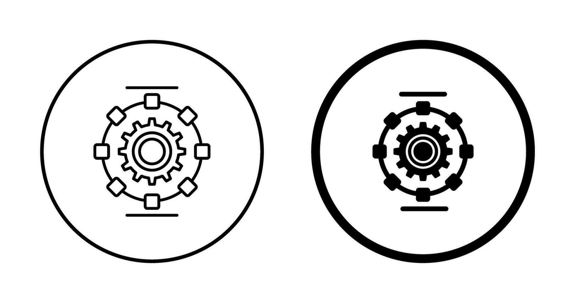 Automated Process Vector Icon