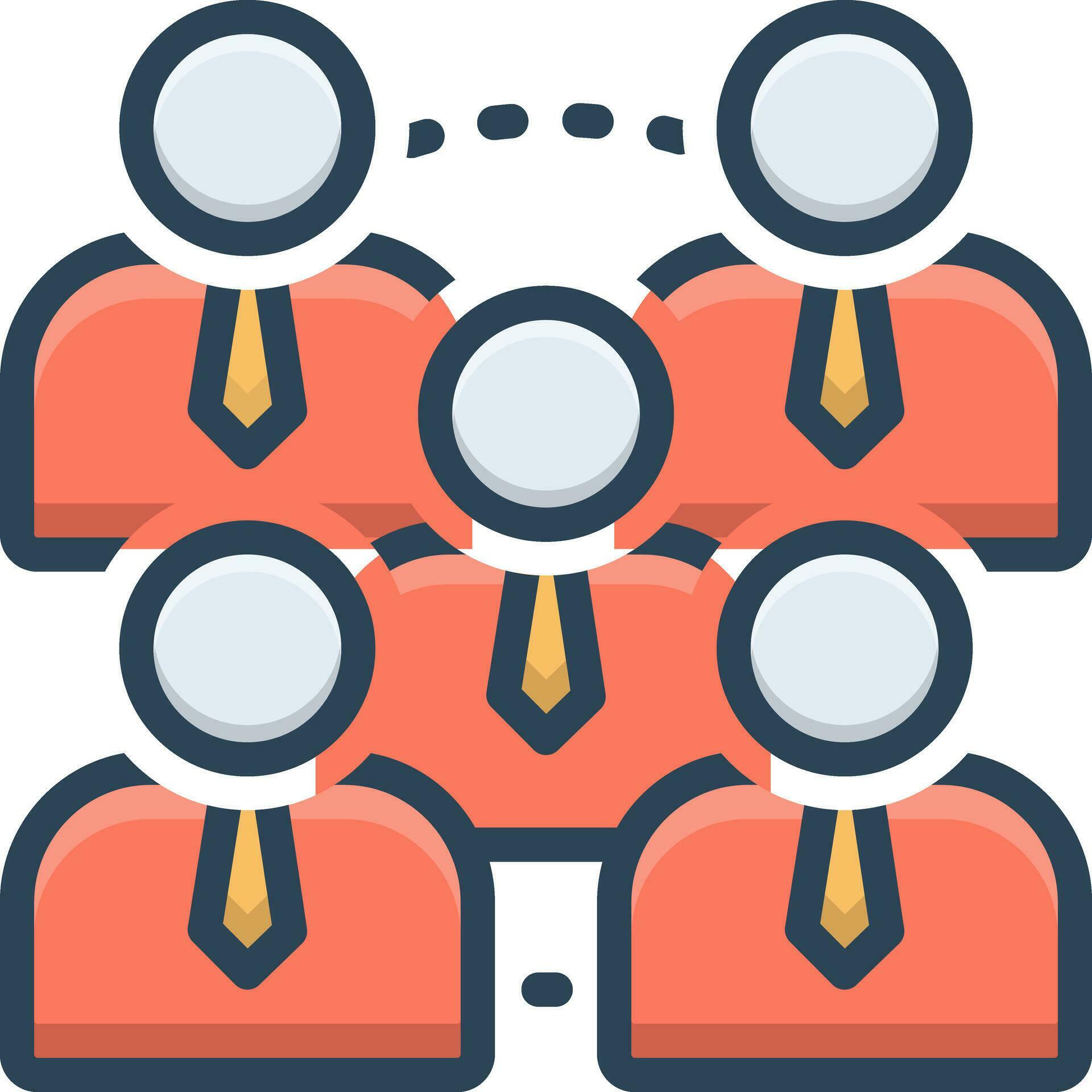 color icon for headcount 24887316 Vector Art at Vecteezy