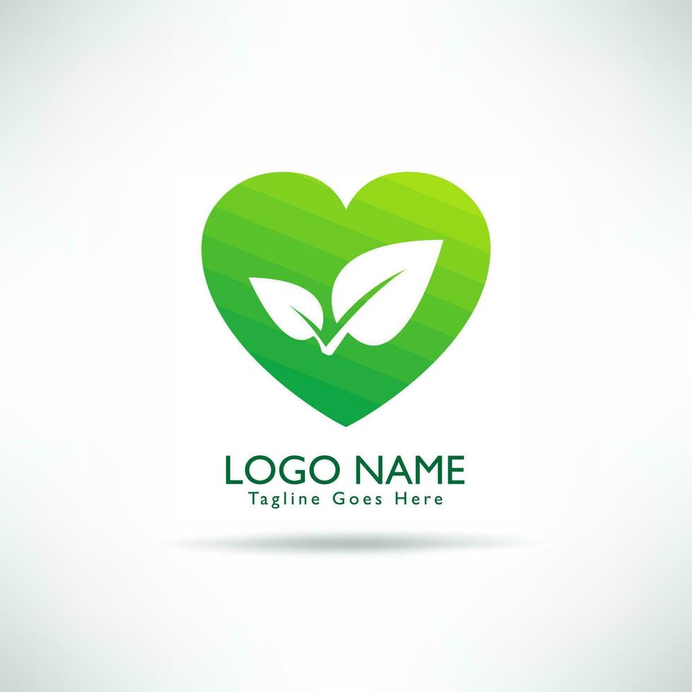 creativo verde hoja eco orgánico logo diseño vector modelo. verde ambiental concepto, ecológico.