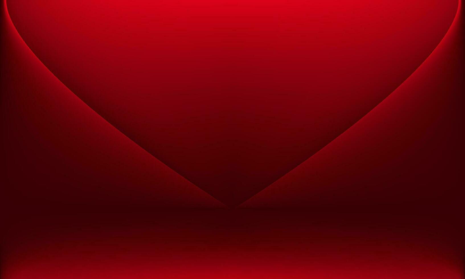 red 3d background abstract with Gradient in empty room studio, suitable for product shooting vector