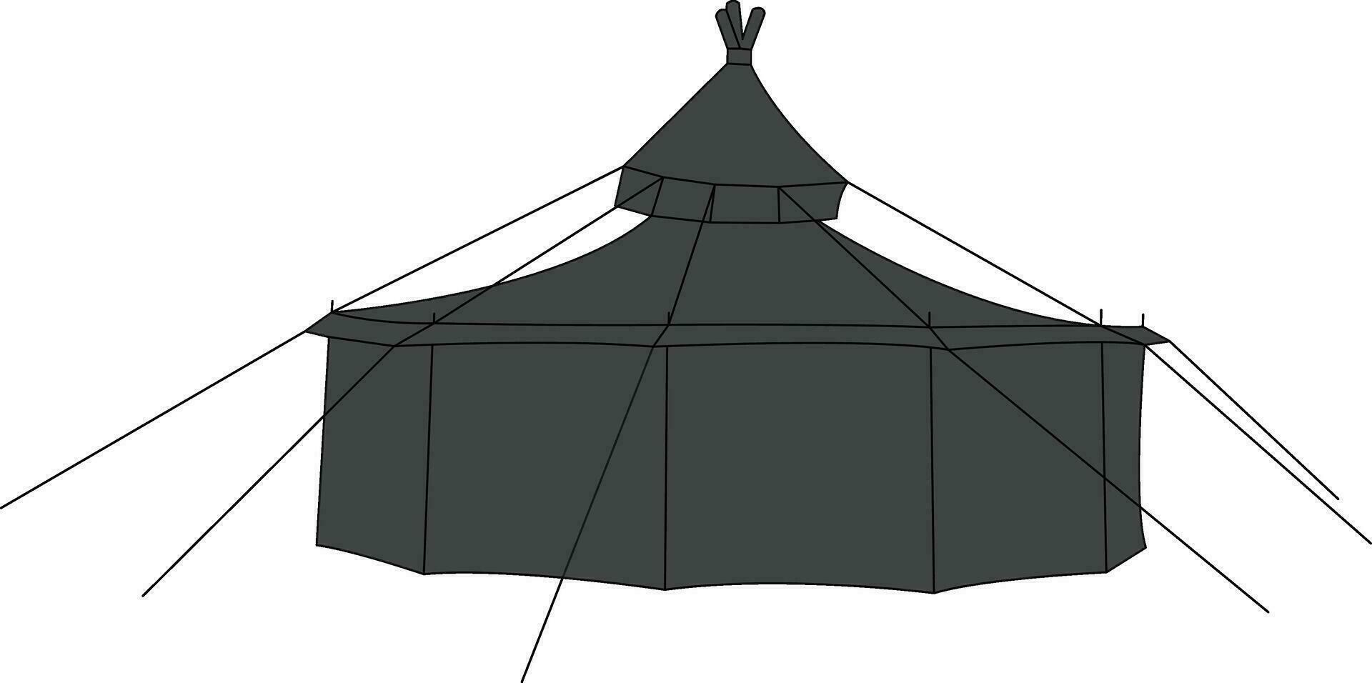 tent illustration design, art and creativity vector