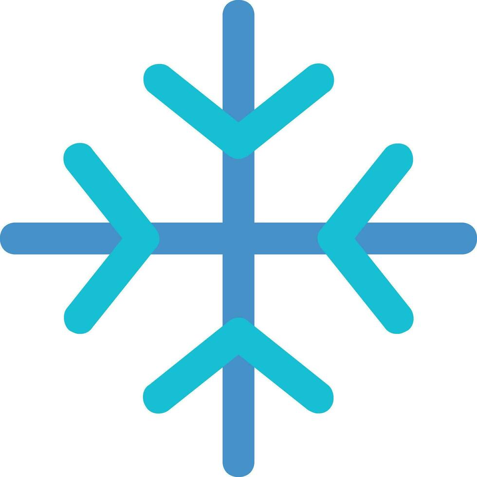 forecast snowflake illustration design vector