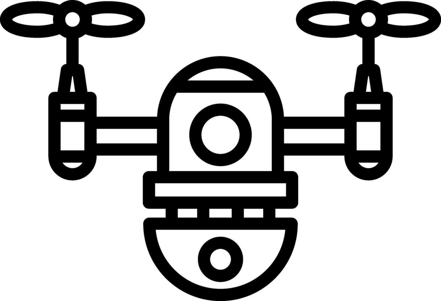 Drone Vector Icon Design