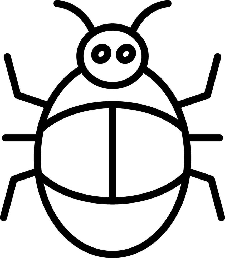 Bug Vector Icon Design