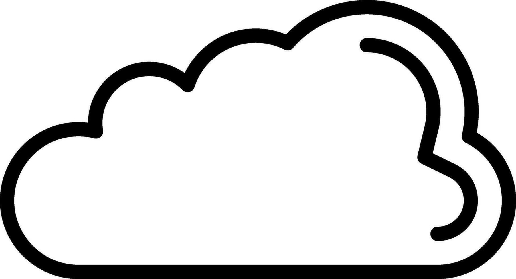 Cloud Vector Icon Design