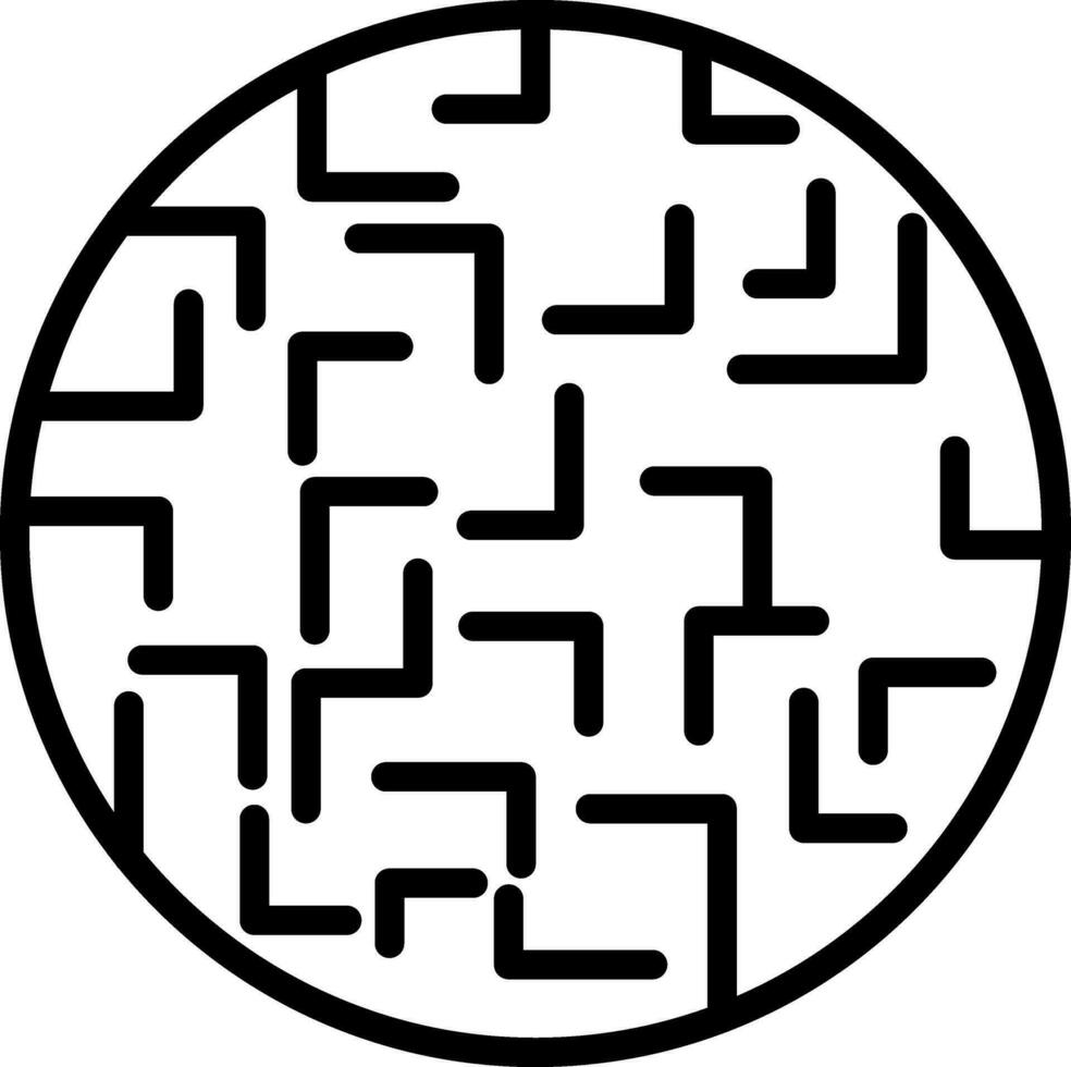 Labyrinth Vector Icon Design