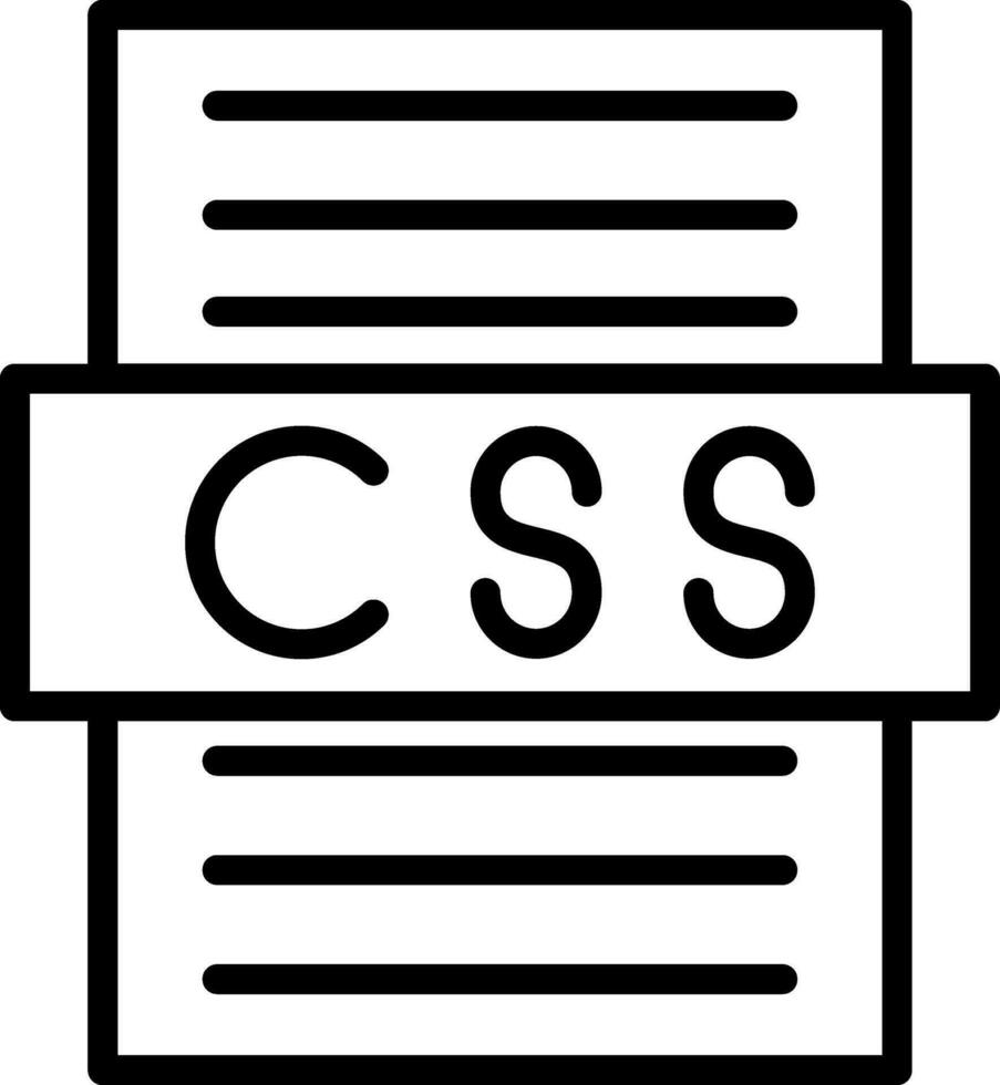 Css file Vector Icon Design