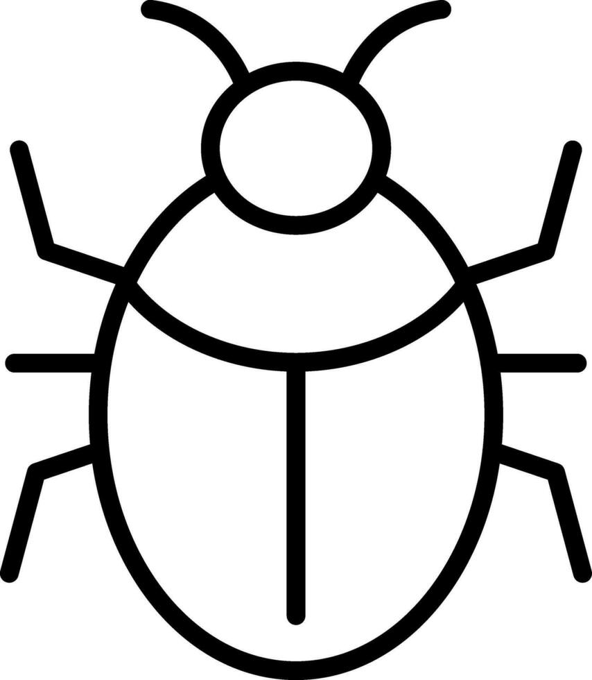 Bug Vector Icon Design