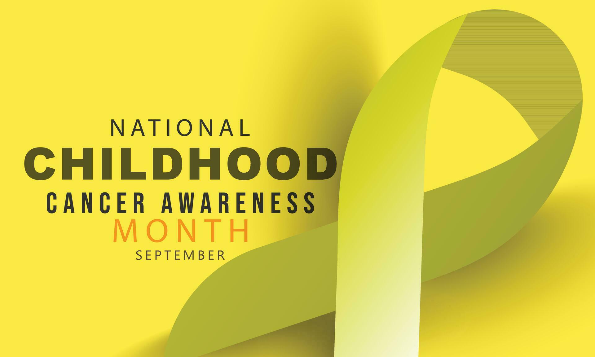 September is Childhood Cancer awareness month. background, banner, card ...