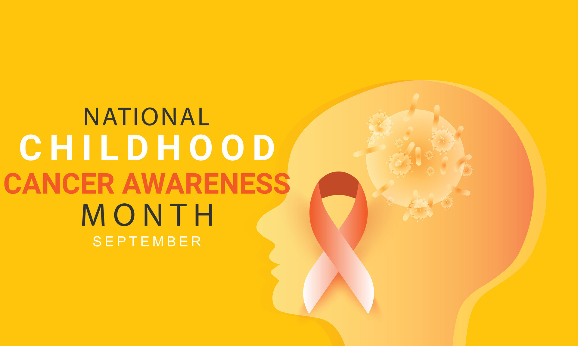September is Childhood Cancer awareness month. background, banner, card ...