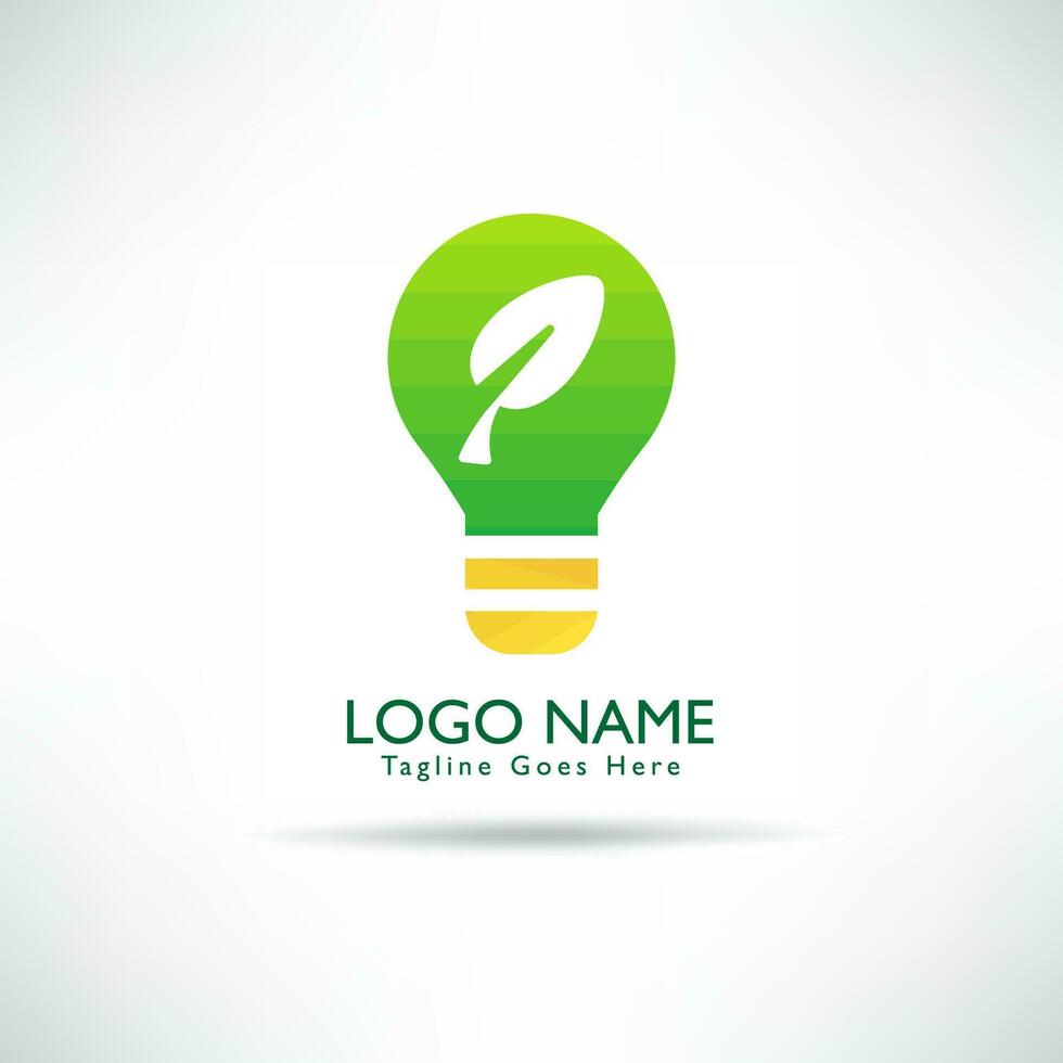 creative Green Energy Logo Vector Template. green environmental concept, ecological. Vector illustration.