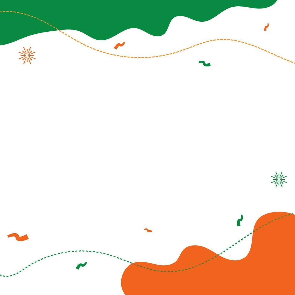 contento independencia día India modelo diseño bueno para sitio web bandera y saludo tarjeta. vector