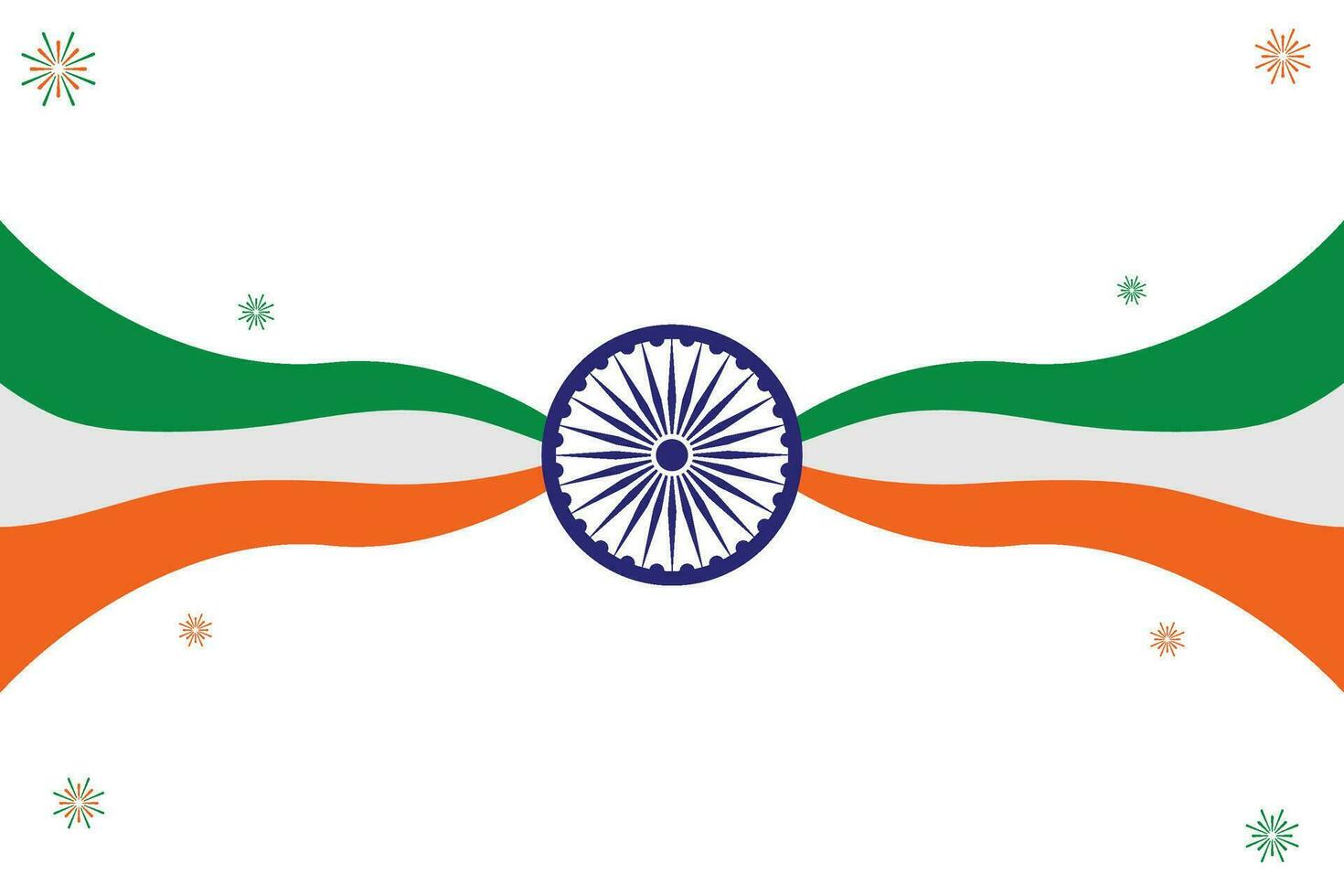 Happy independence day India Template Design good for Website banner and greeting card. vector