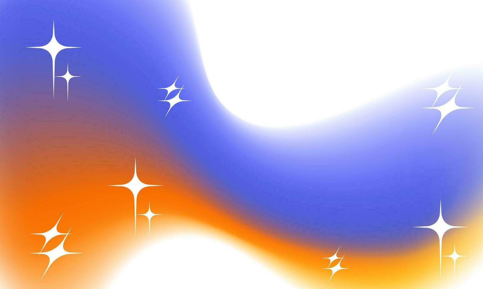 vintage retro gradient background with star sparkle. Vector illustration