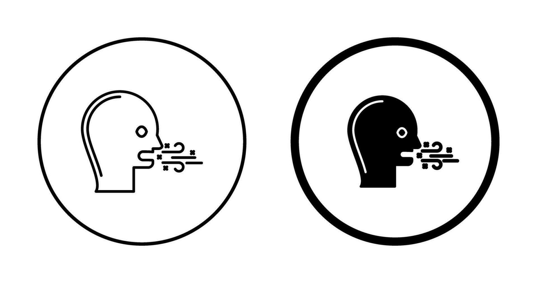 Bad Breath Vector Icon