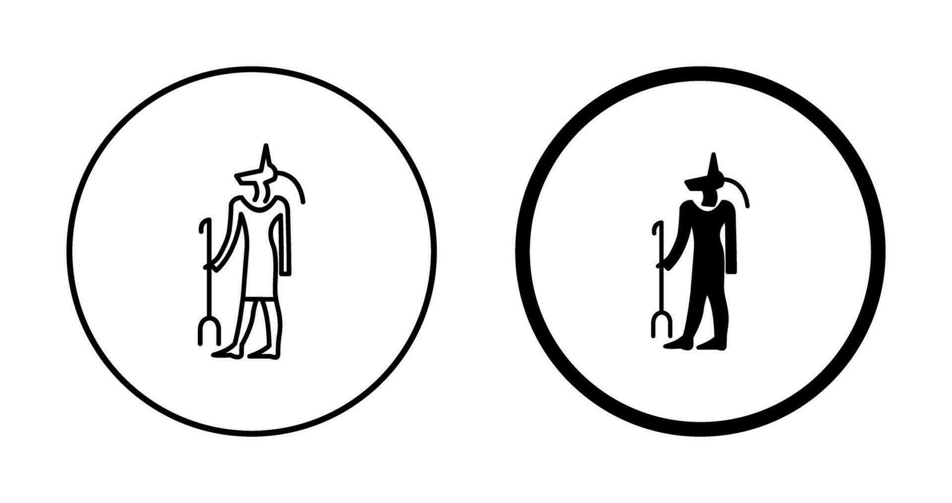 Egyptian god Vector Icon