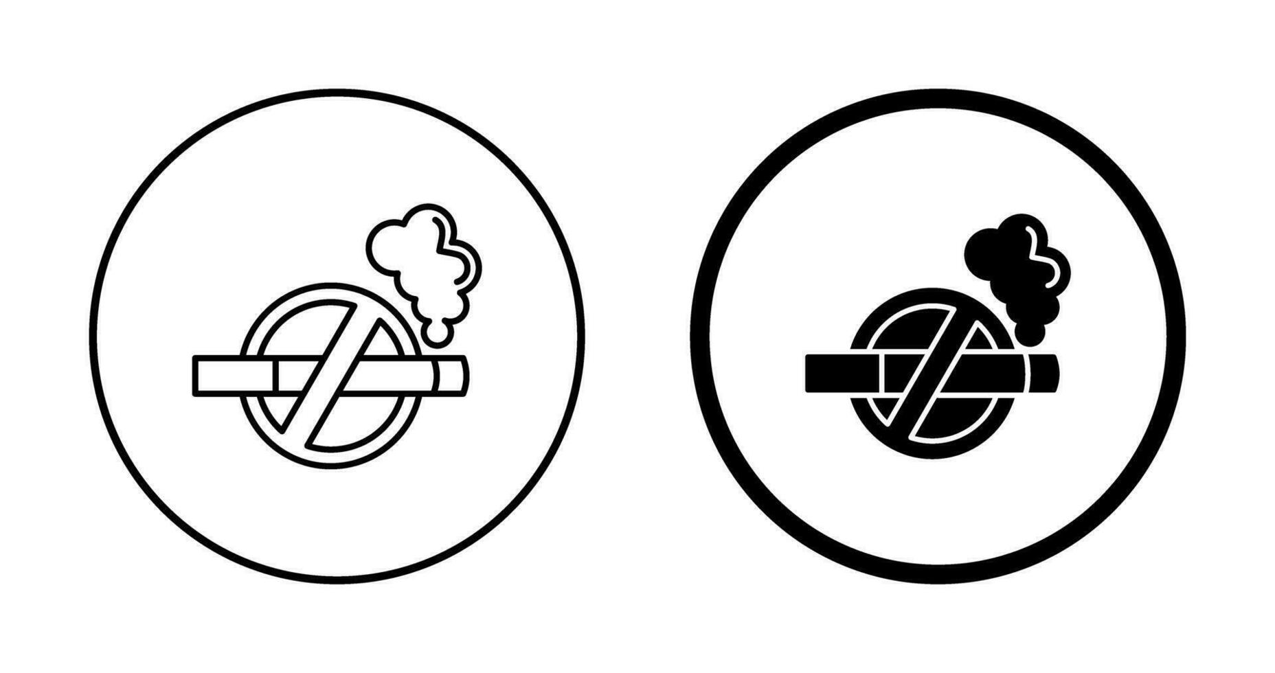 No Tobacco Vector Icon