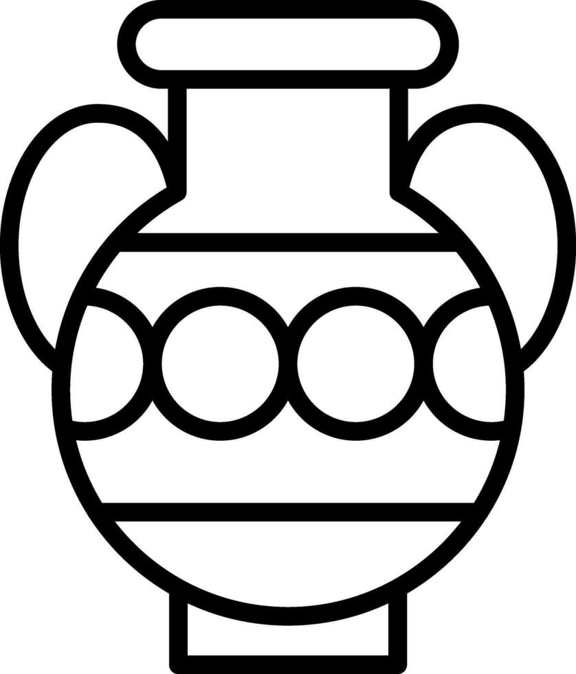 Amphora Vector Icon Design