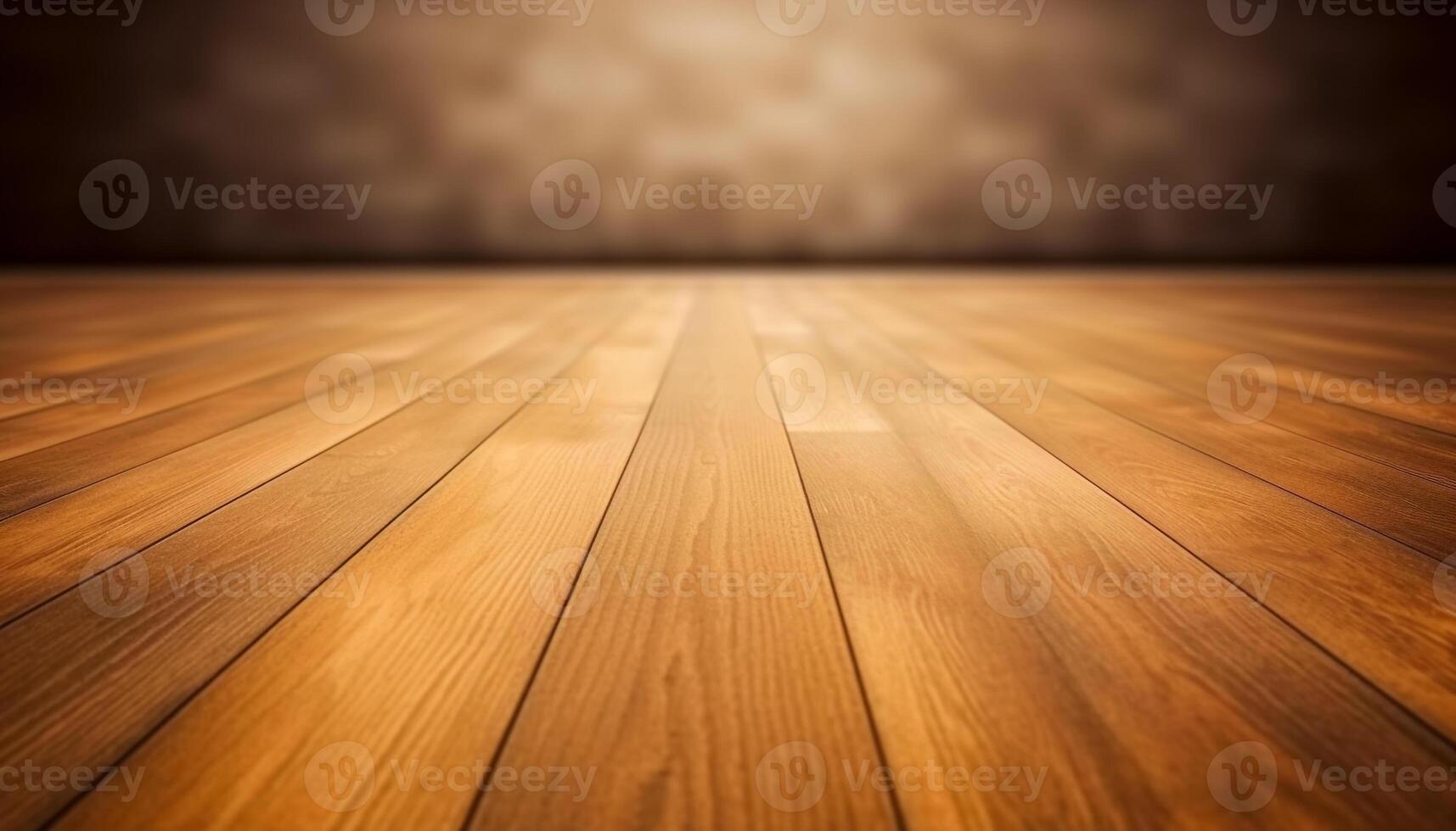 Rustic hardwood flooring creates abstract pattern in modern home interior generated by AI photo