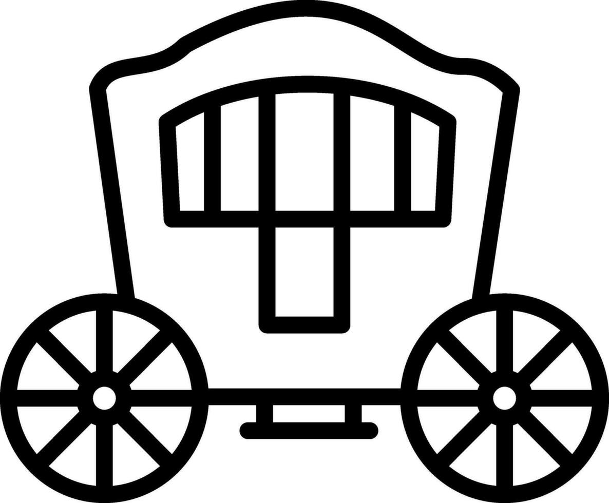 Carriage Vector Icon Design