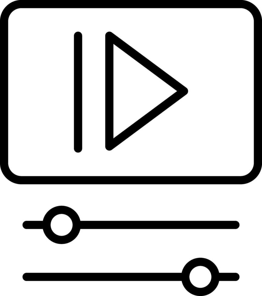 diseño de icono de vector de vídeo