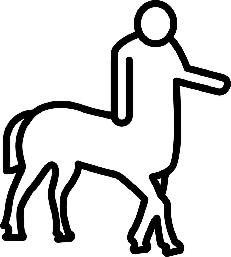 Centaur Vector Icon Design