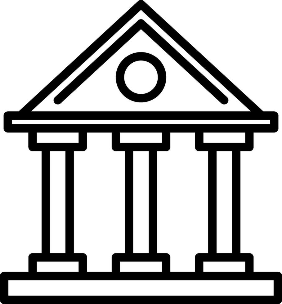 Acropolis Vector Icon Design