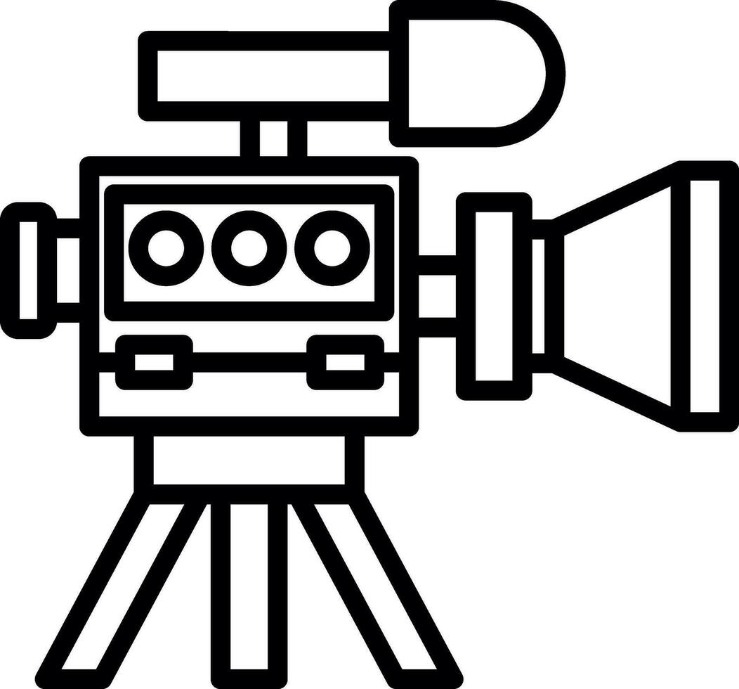 Video camera Vector Icon Design