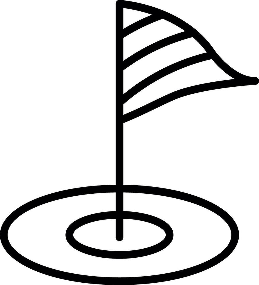 mini golf vector icono diseño