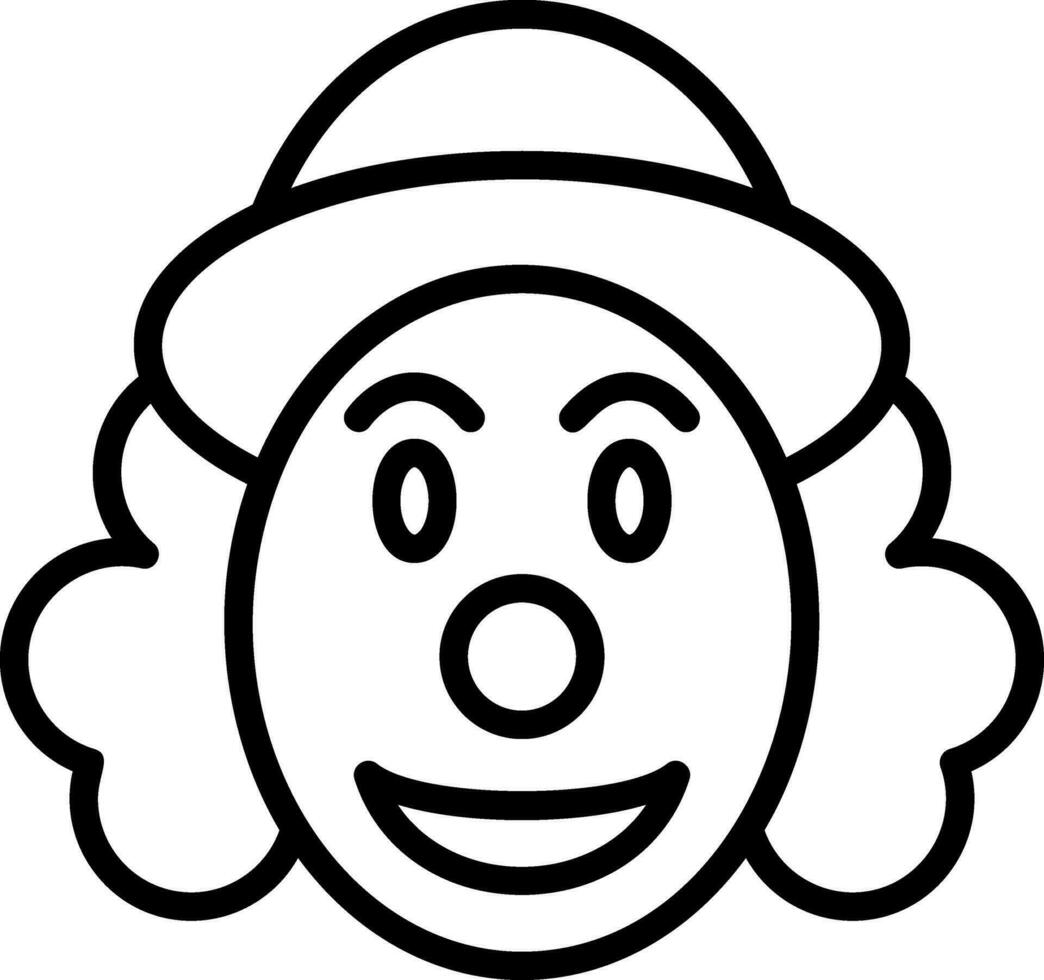 Clown Vector Icon Design