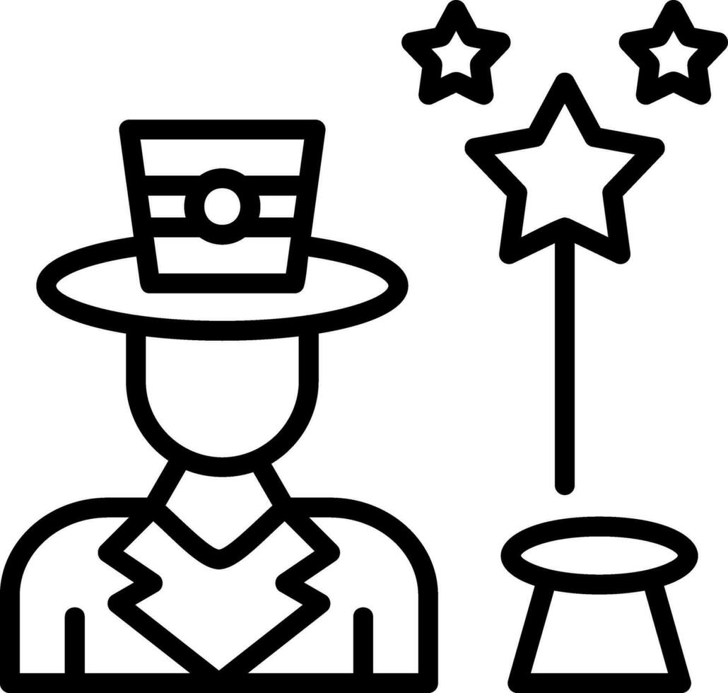 Magician Vector Icon Design