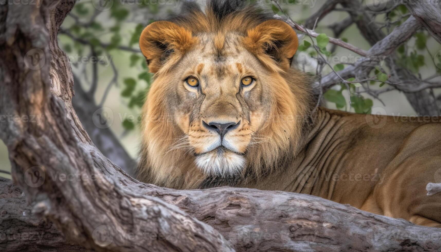 Wild feline mammal, lion, roams Africa safari with big cats generated by AI  24891181 Stock Photo at Vecteezy