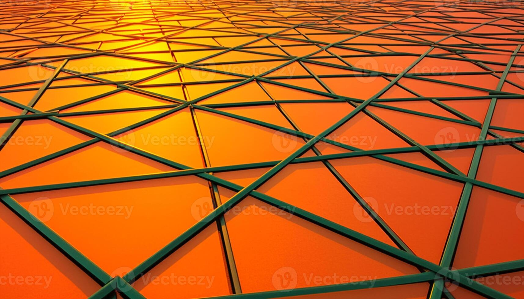 Modern architecture shapes vibrant multi colored backdrop with futuristic textured effect generated by AI photo