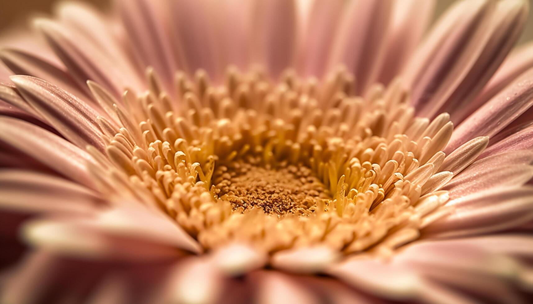 Vibrant yellow gerbera daisy, a single flower in focus generated by AI photo